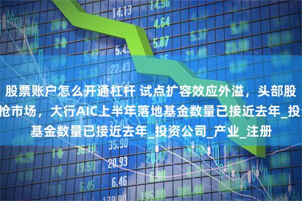股票账户怎么开通杠杆 试点扩容效应外溢，头部股份行加紧筹备AIC抢市场，大行AIC上半年落地基金数量已接近去年_投资公司_产业_注册